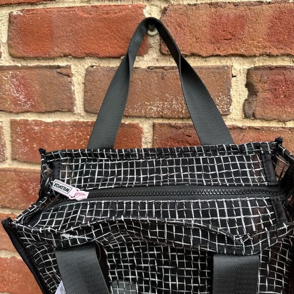 WILDFOX $60 bag black tote w crossbody strap NWT - Picture 7 of 8